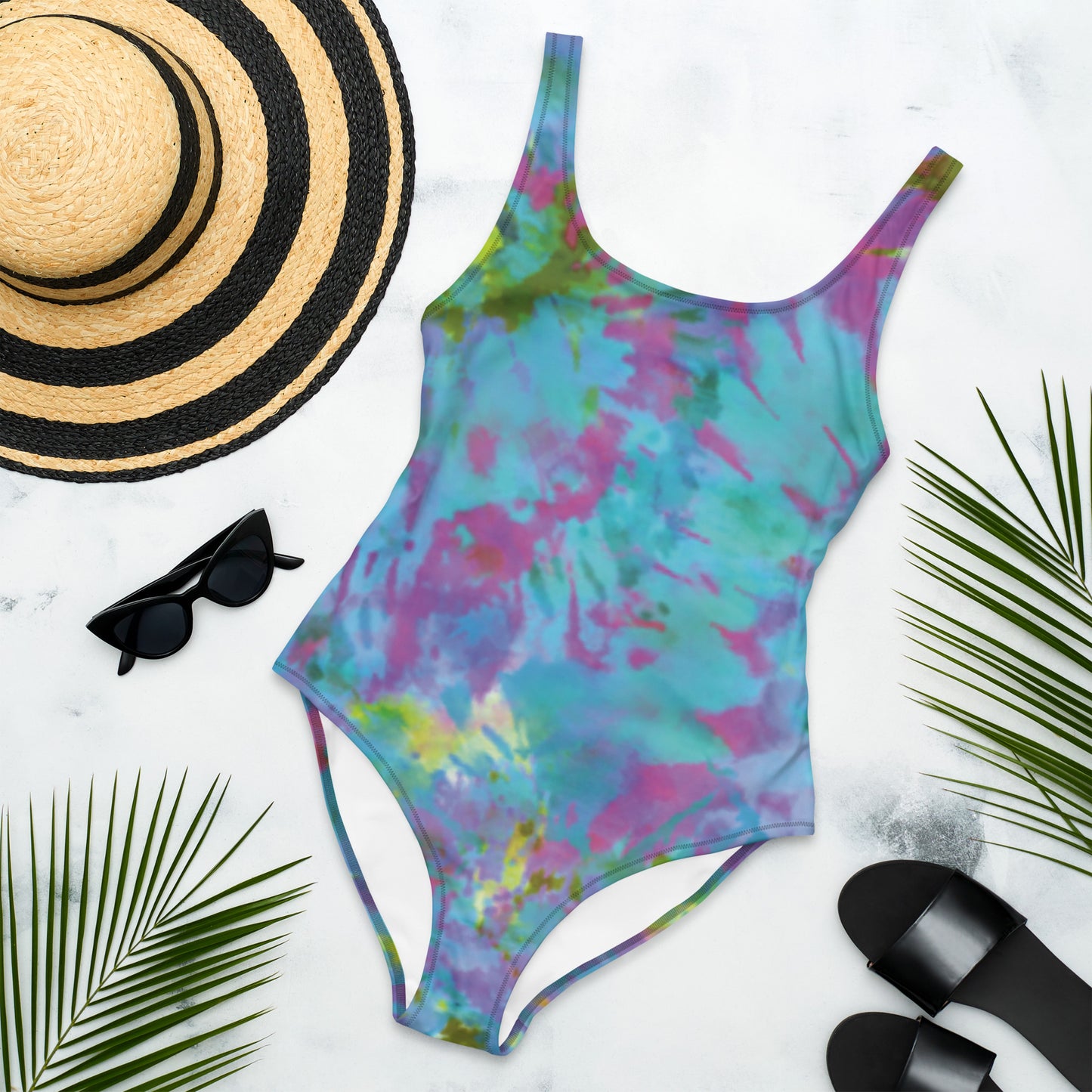tie-die - One-Piece Swimsuit