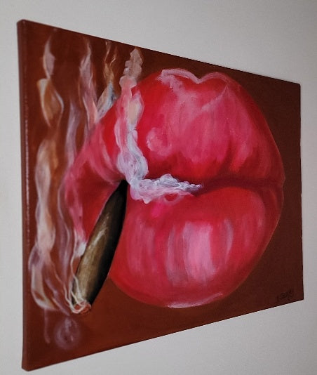 April 20th Red Lips - Original