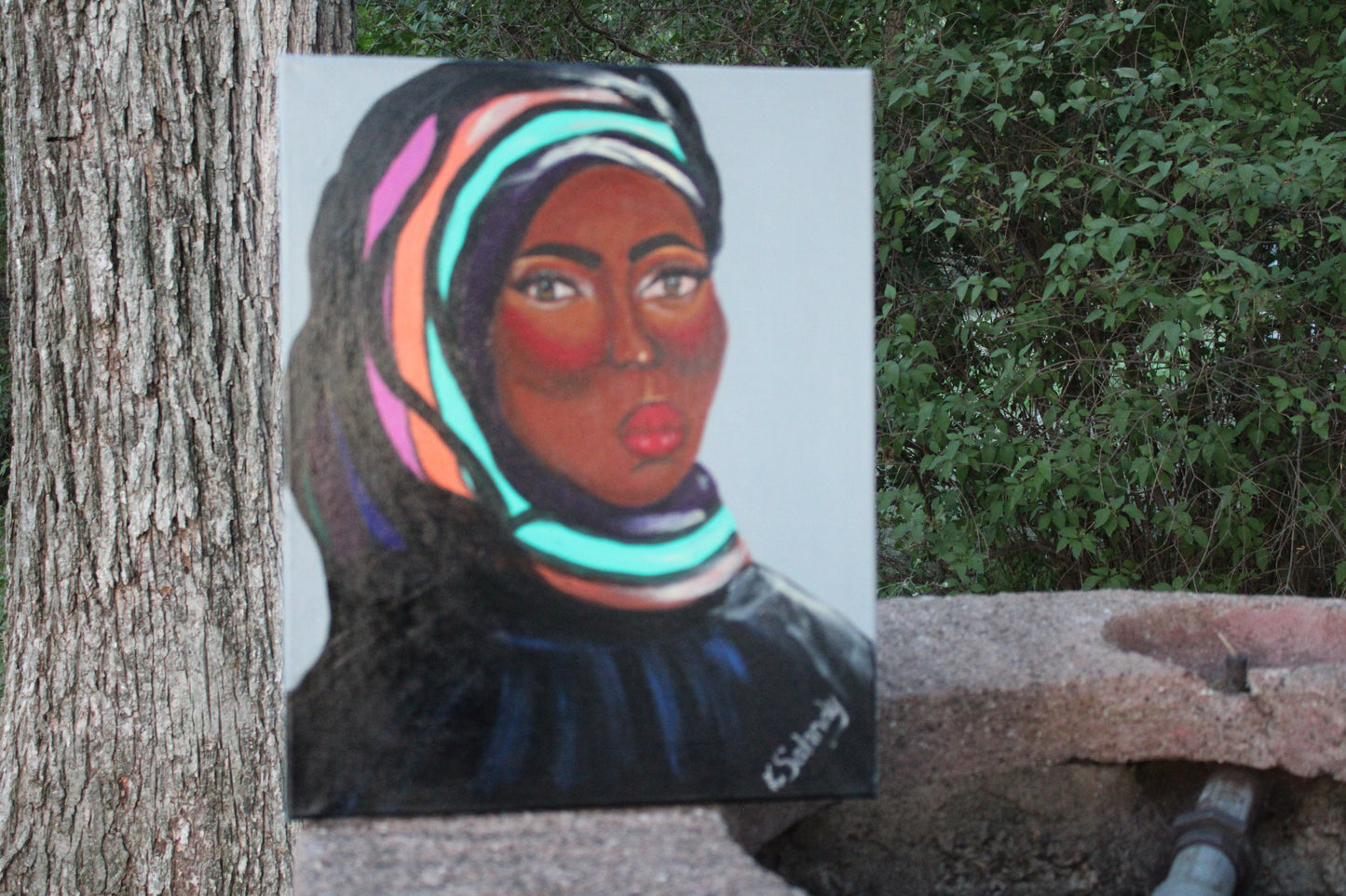 "Hues of Inner Beauty: Veiled Elegance" - Limited Release