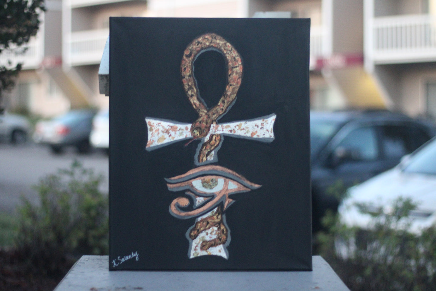 "Gold Leaf Abstract"- Original