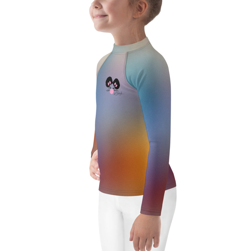 Kids Rash Guard - Pink Bubblegum