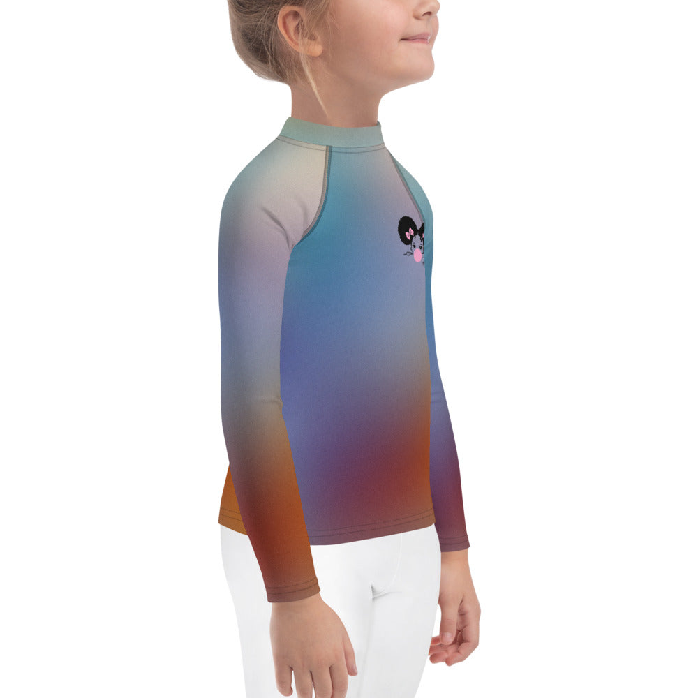 Kids Rash Guard - Pink Bubblegum