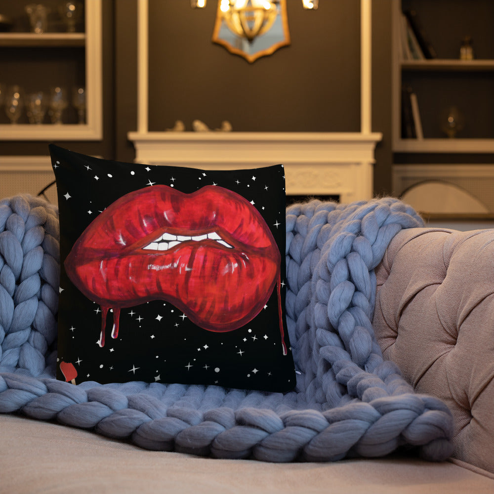 Premium Pillow Red bit Lip