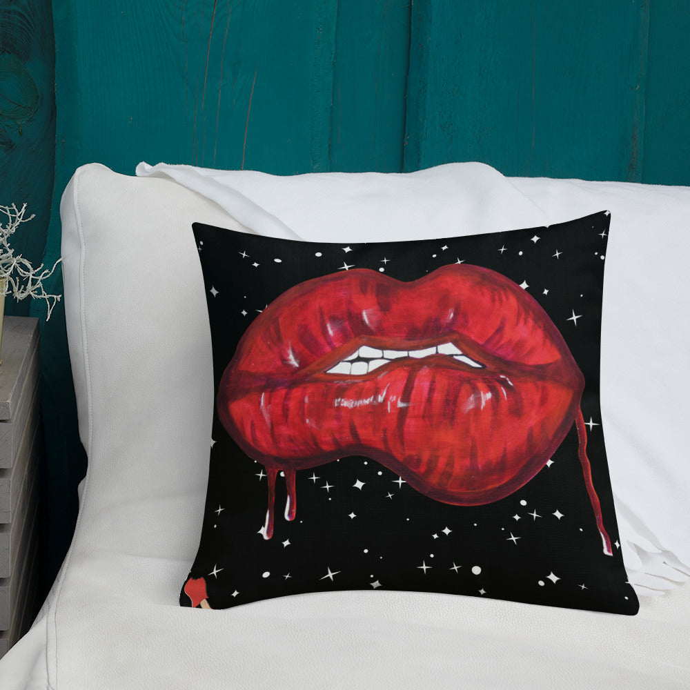 Premium Pillow Red bit Lip
