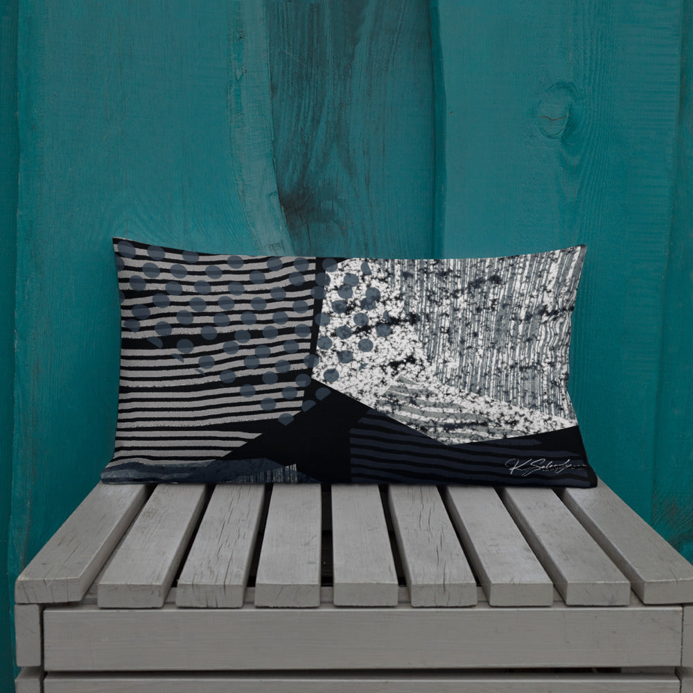 Premium Pillow - Minimalist Black & White
