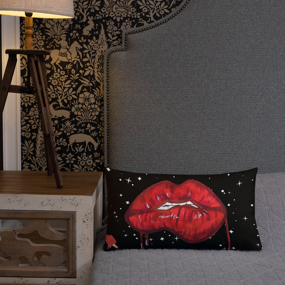 Premium Pillow Red bit Lip
