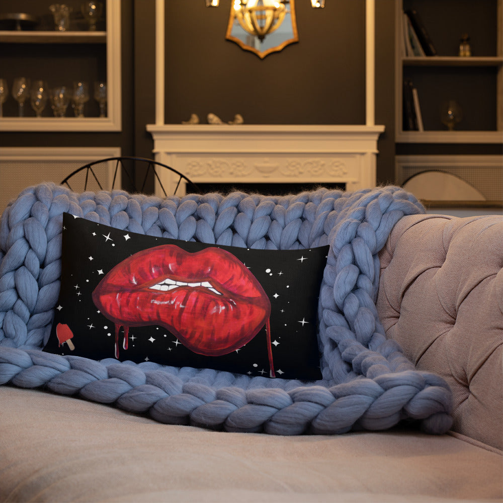 Premium Pillow Red bit Lip