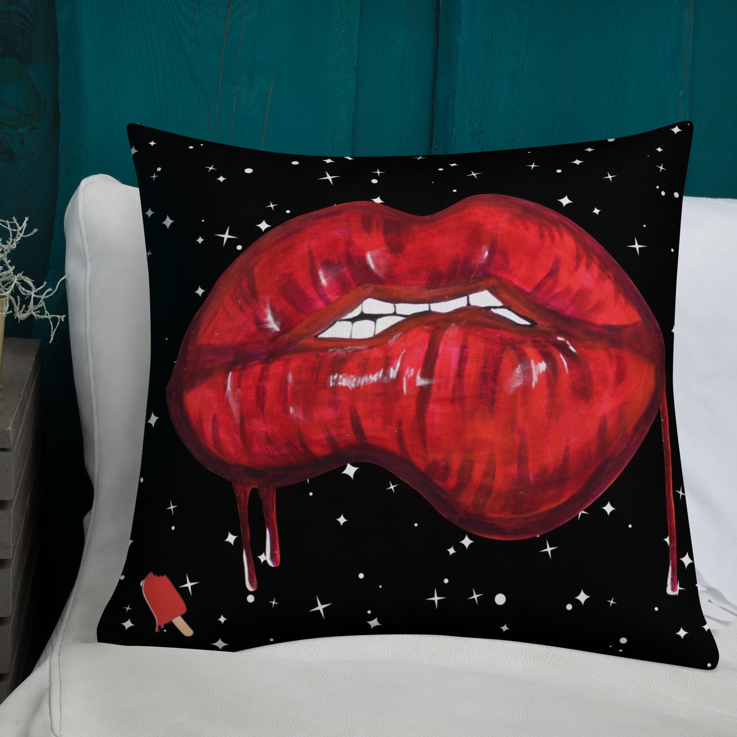 Premium Pillow Red bit Lip