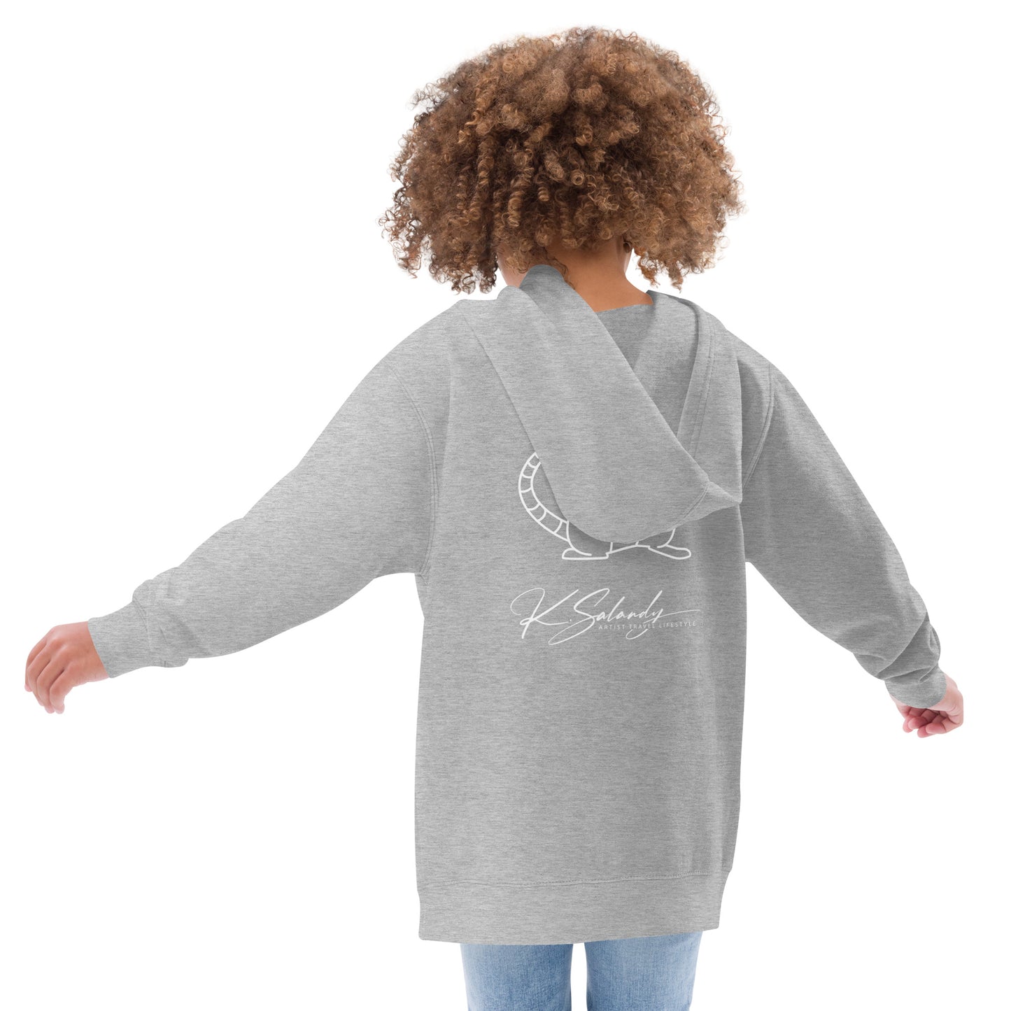 "Cat Dap" Kids fleece hoodie