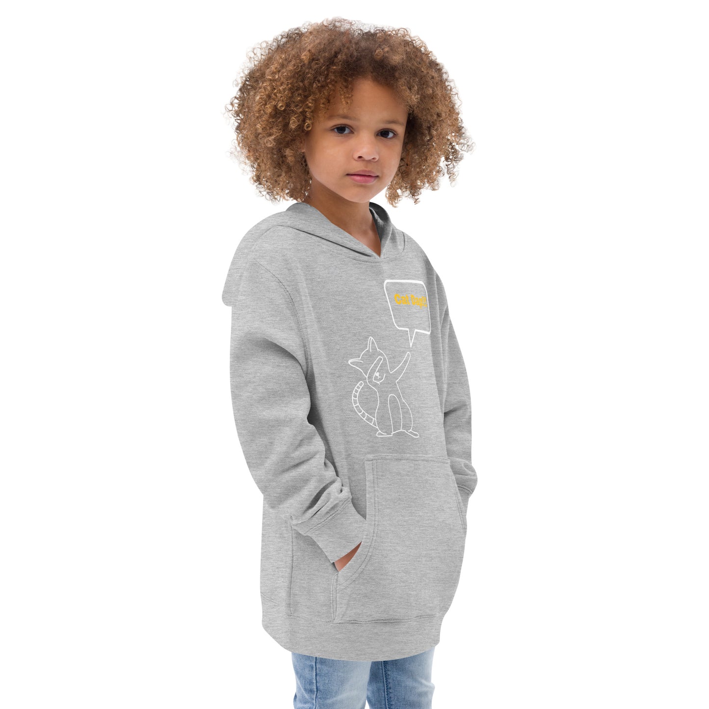 "Cat Dap" Kids fleece hoodie