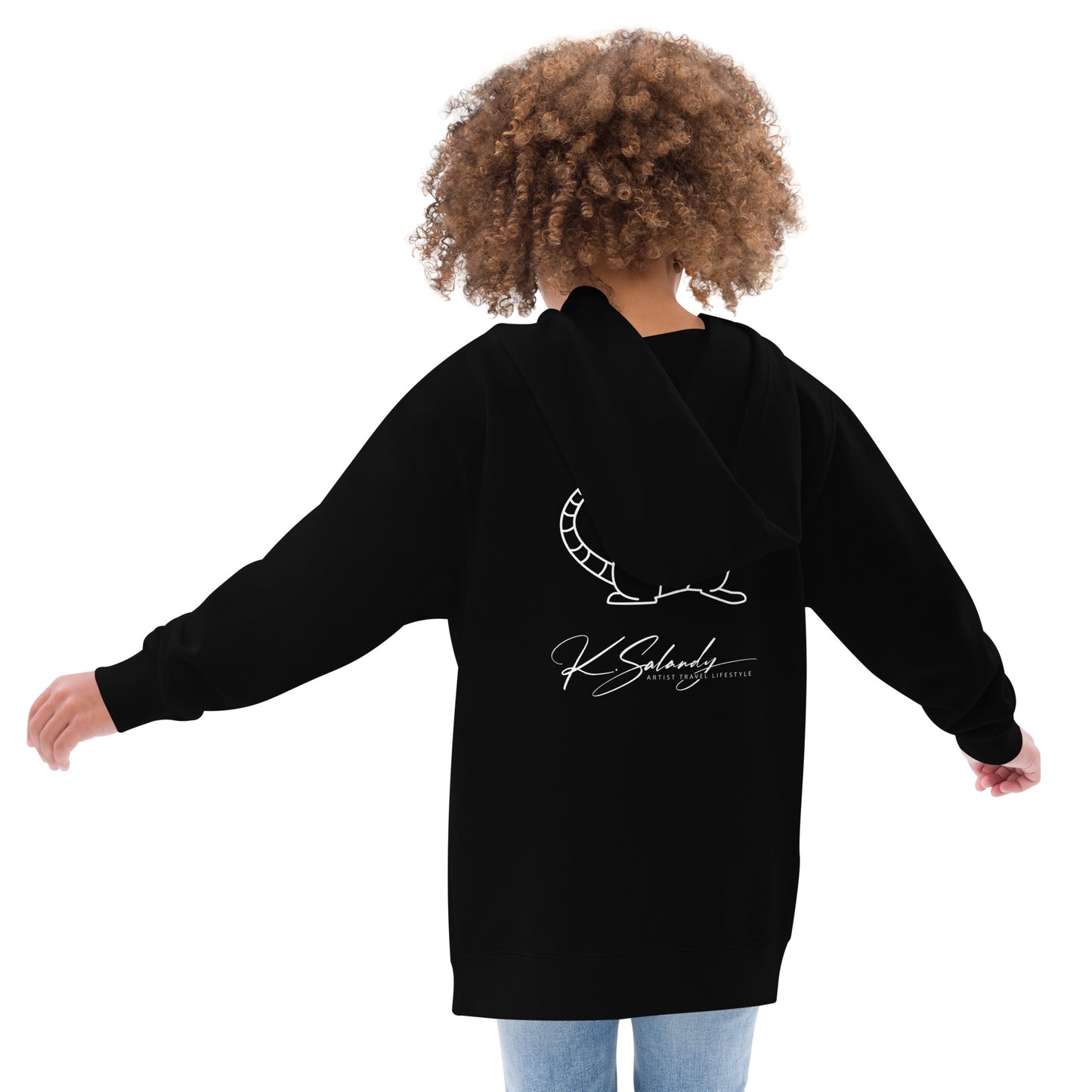 "Cat Dap" Kids fleece hoodie
