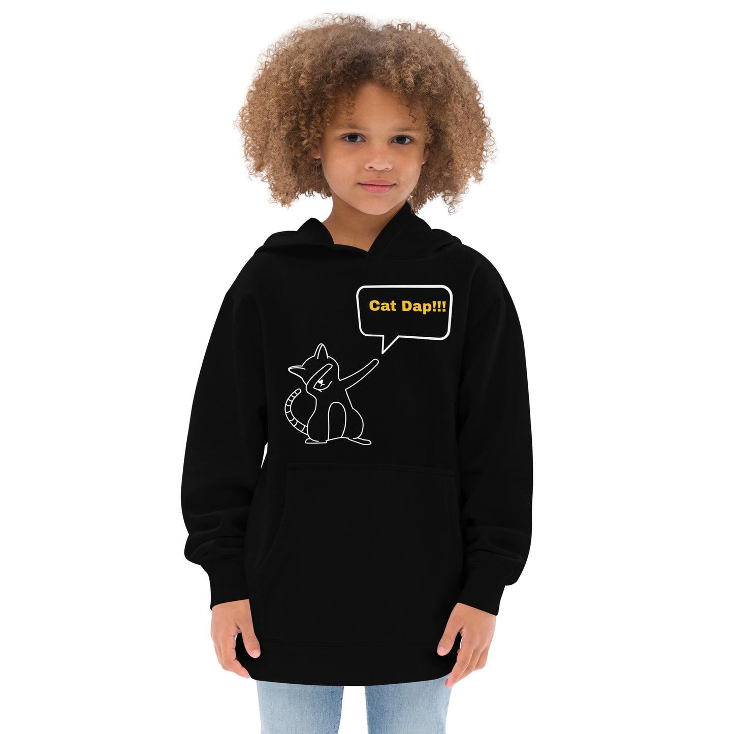 "Cat Dap" Kids fleece hoodie