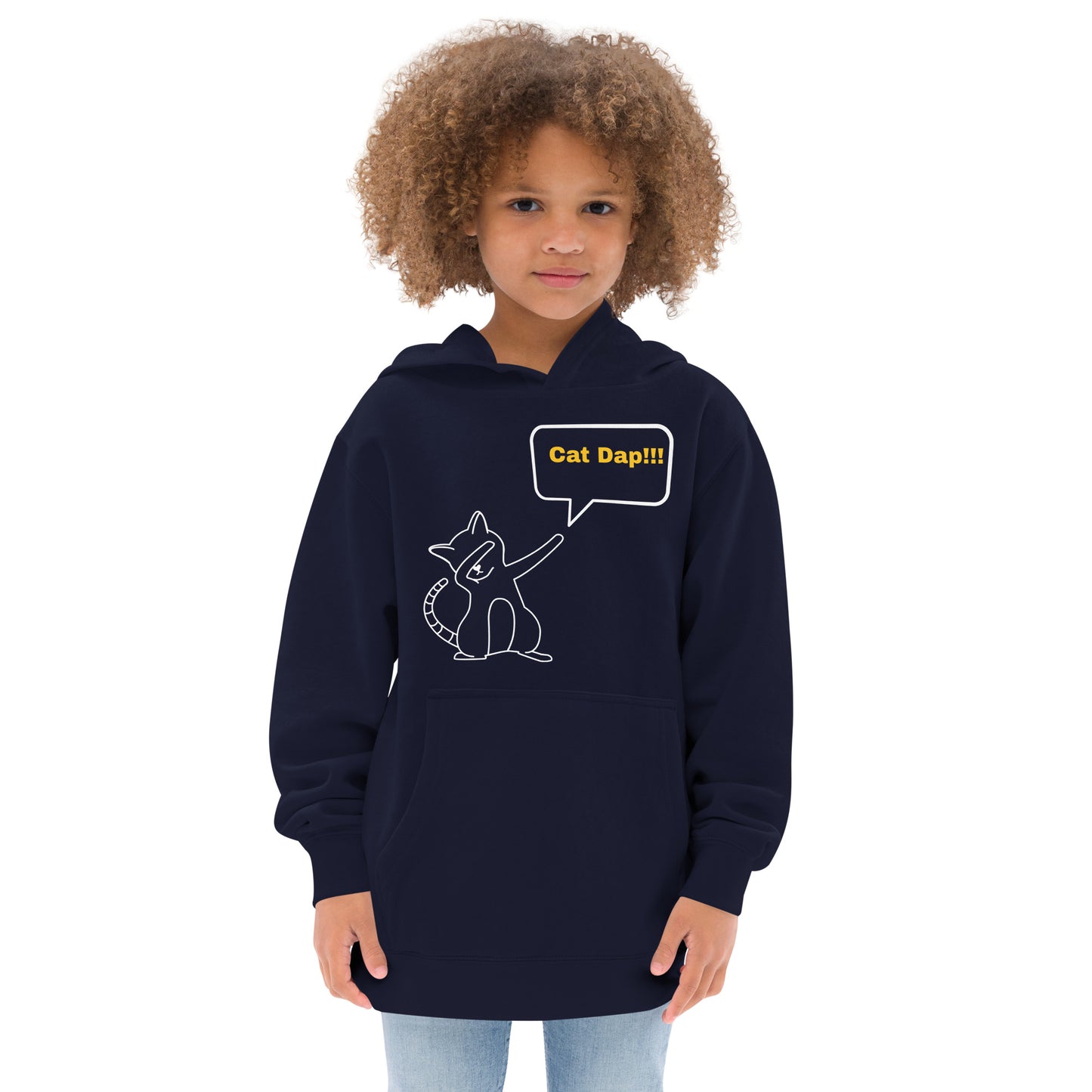 "Cat Dap" Kids fleece hoodie
