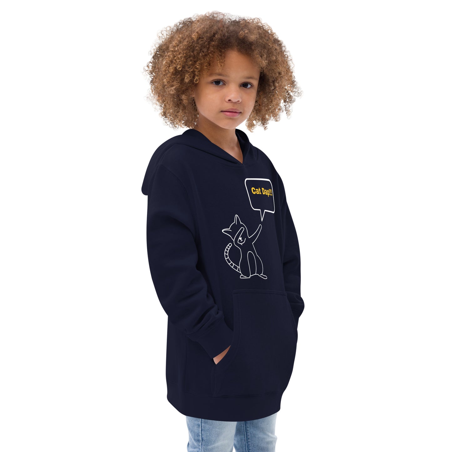 "Cat Dap" Kids fleece hoodie