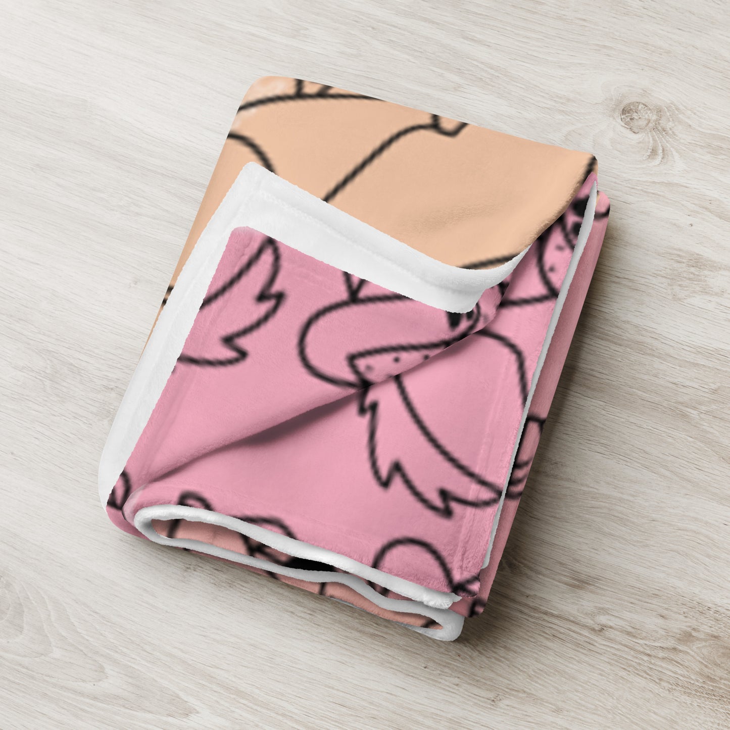 "Dog Dap" Throw Blanket
