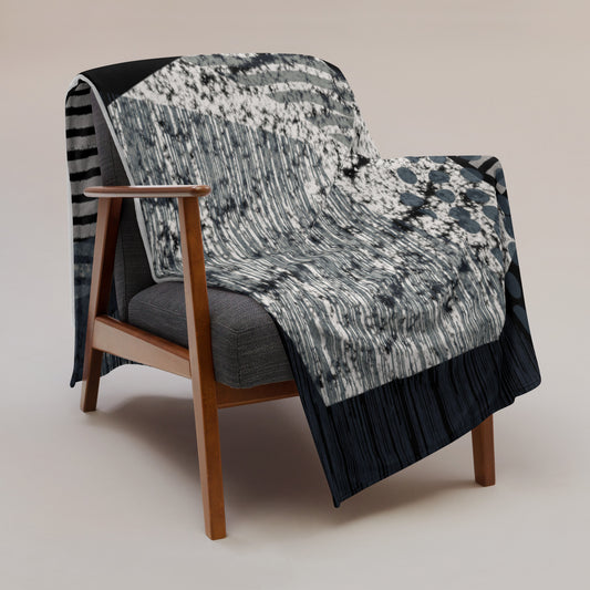 Throw Blanket - Minimalist Black & White