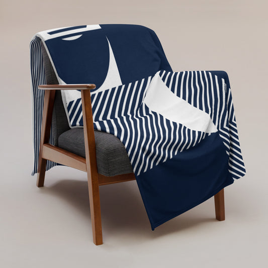 Throw Blanket- Minimalist Black & White