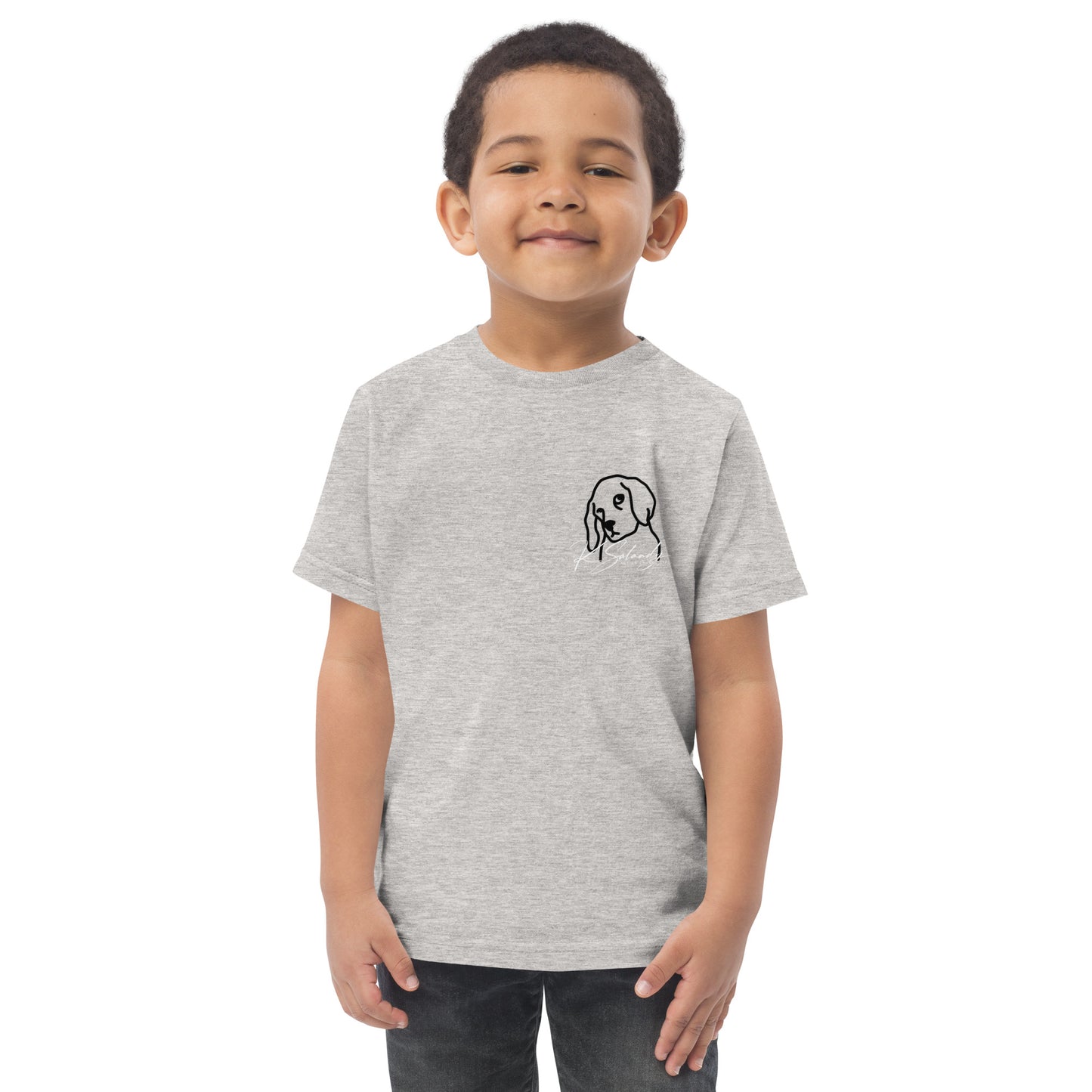 Puppy-eyes Toddler jersey t-shirt