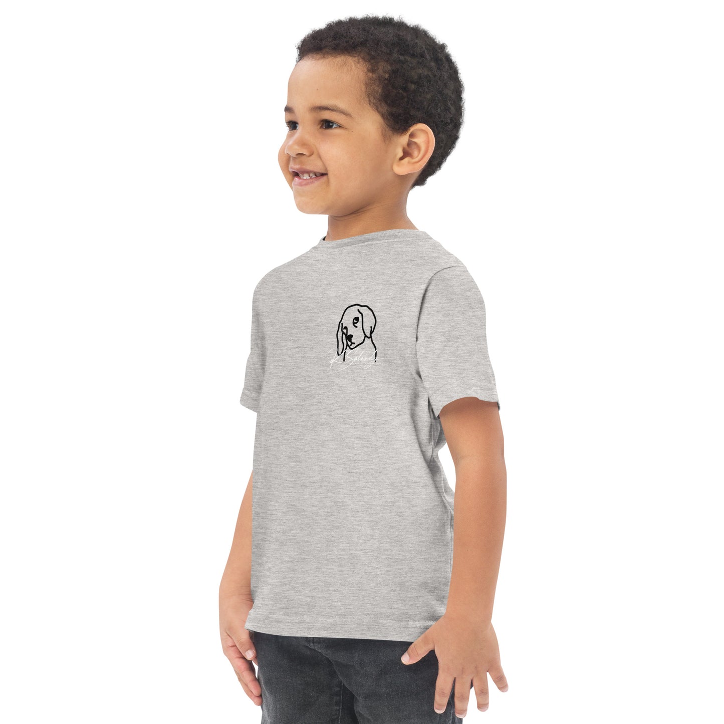 Puppy-eyes Toddler jersey t-shirt