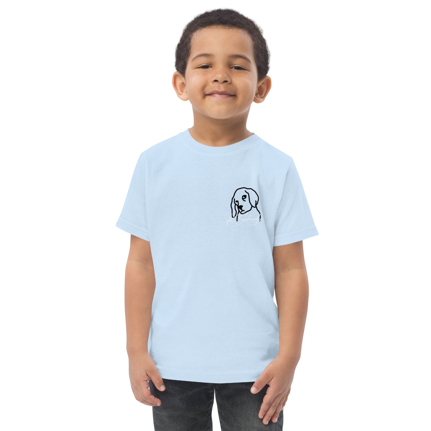 Puppy-eyes Toddler jersey t-shirt