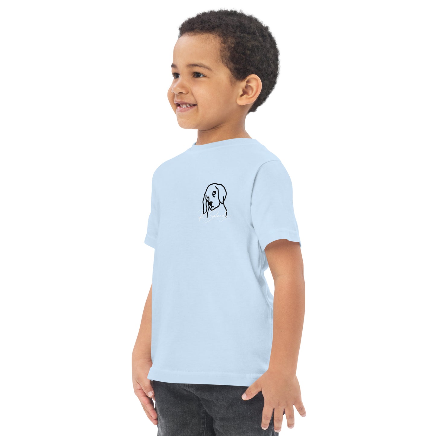 Puppy-eyes Toddler jersey t-shirt