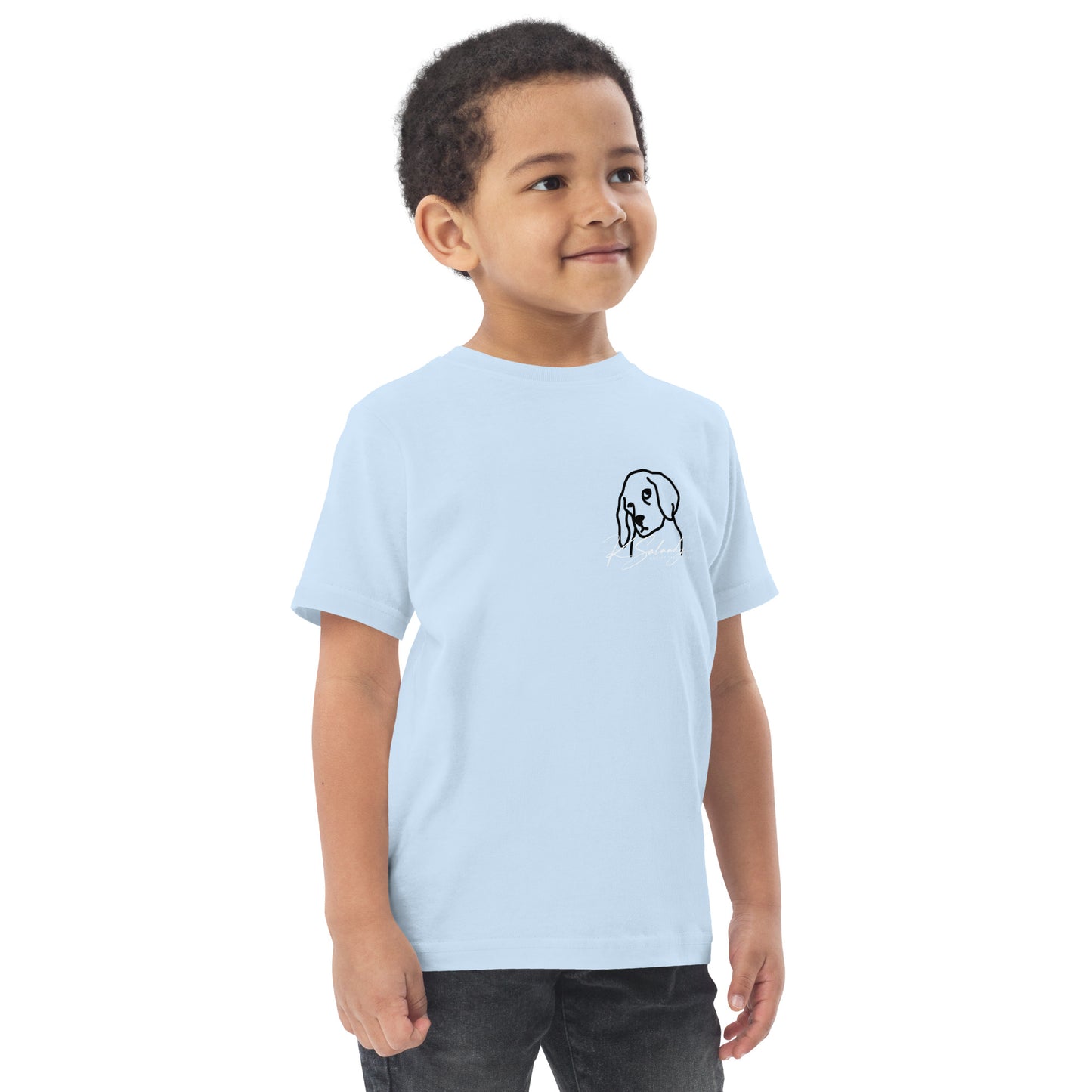 Puppy-eyes Toddler jersey t-shirt