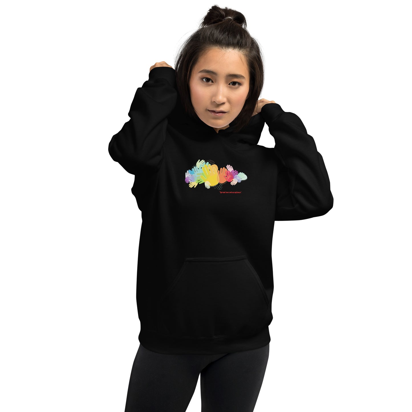 "Spread love and acceptance - Unisex Hoodie