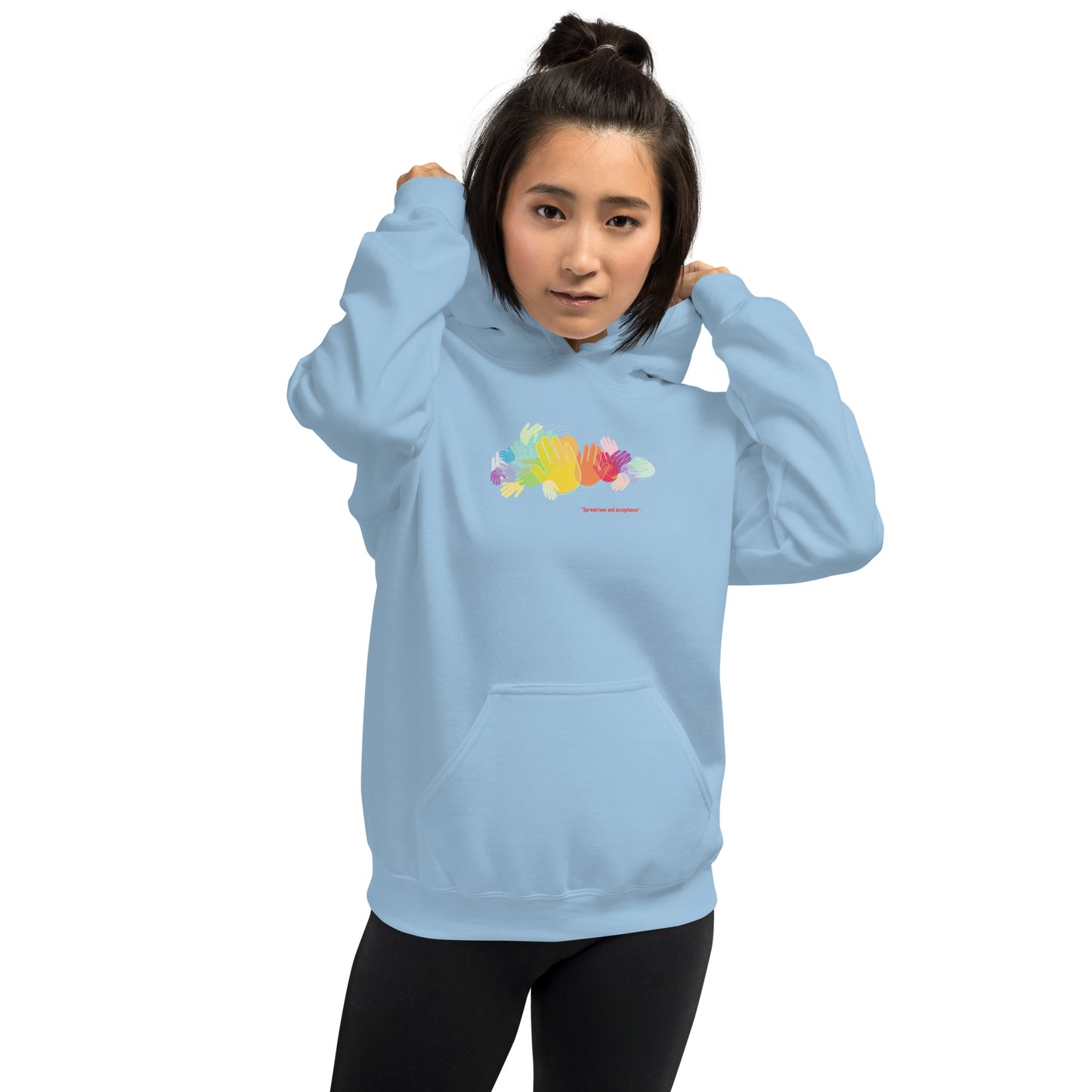 "Spread love and acceptance - Unisex Hoodie