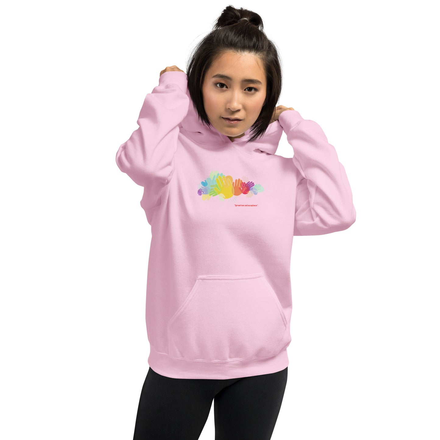 "Spread love and acceptance - Unisex Hoodie