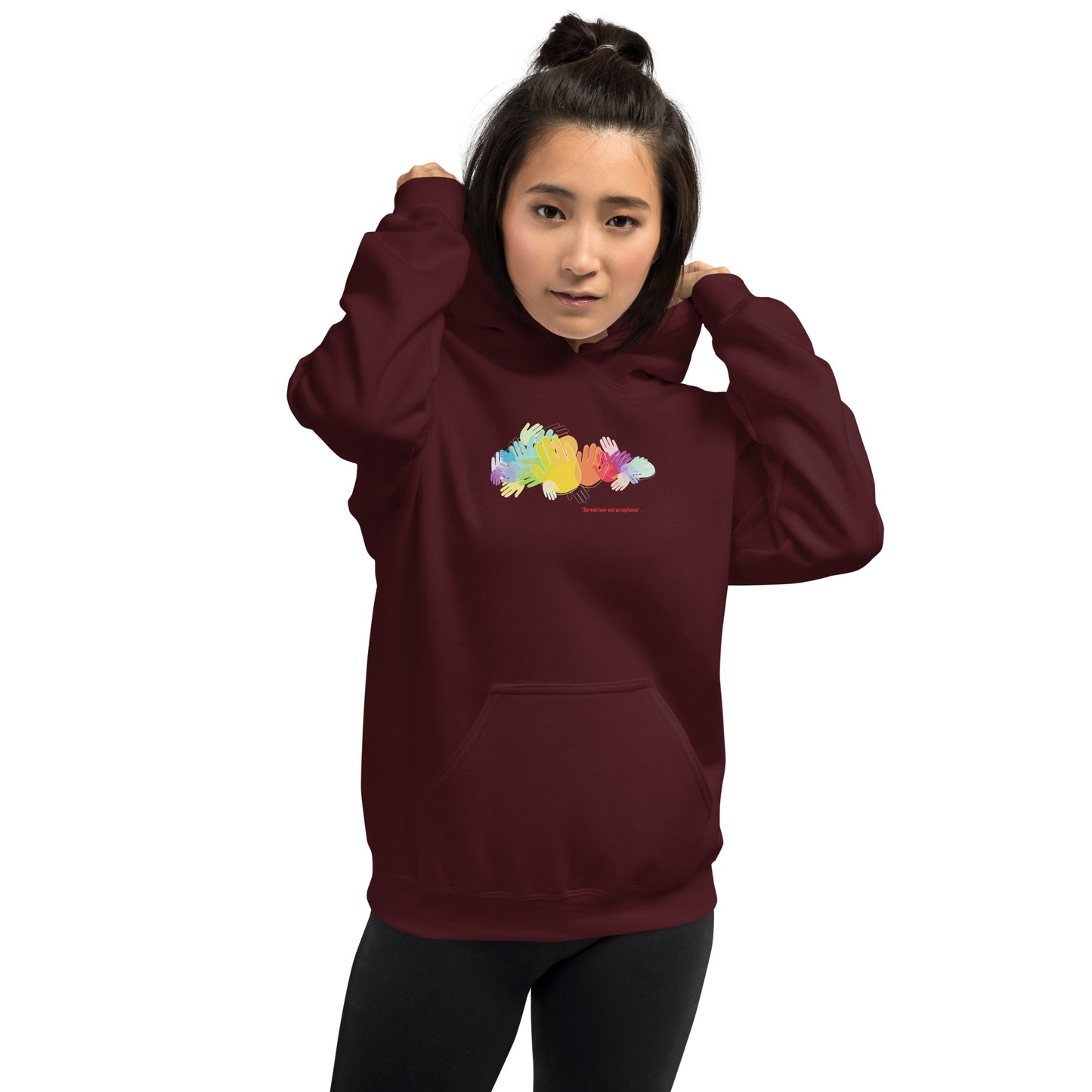 "Spread love and acceptance - Unisex Hoodie