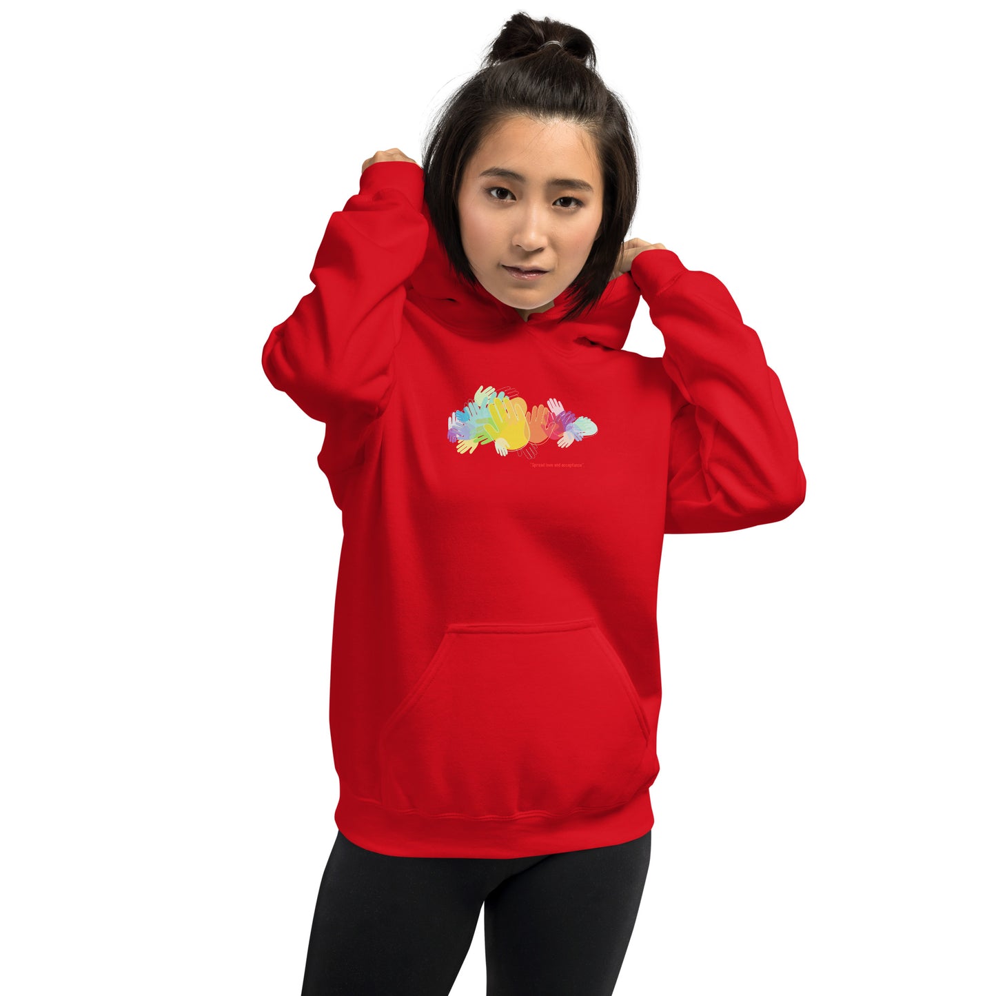 "Spread love and acceptance - Unisex Hoodie