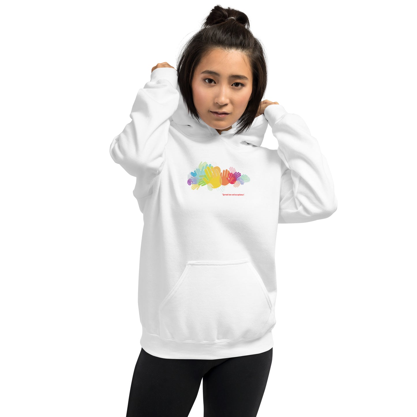 "Spread love and acceptance - Unisex Hoodie