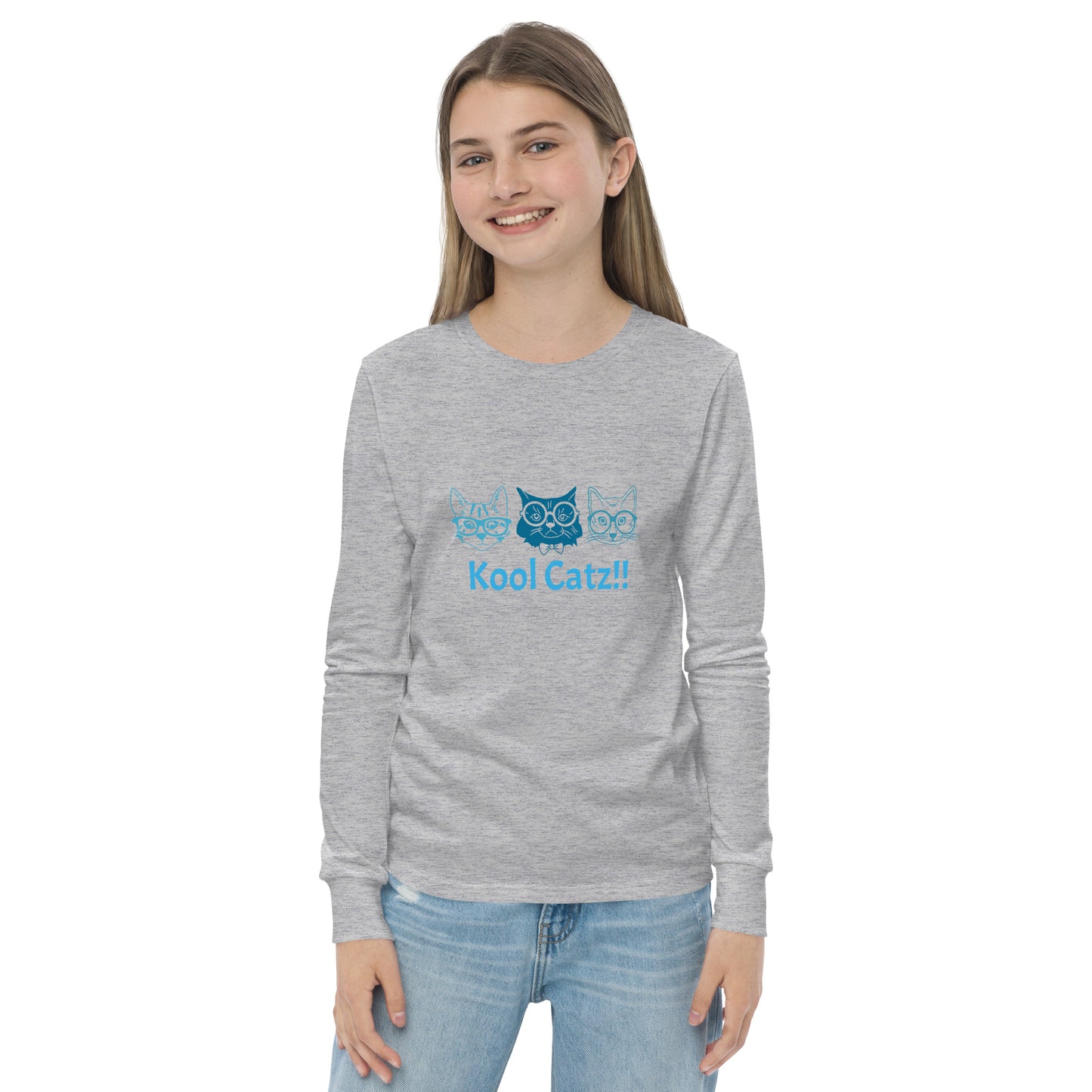 "Kool Catz" Youth long sleeve tee