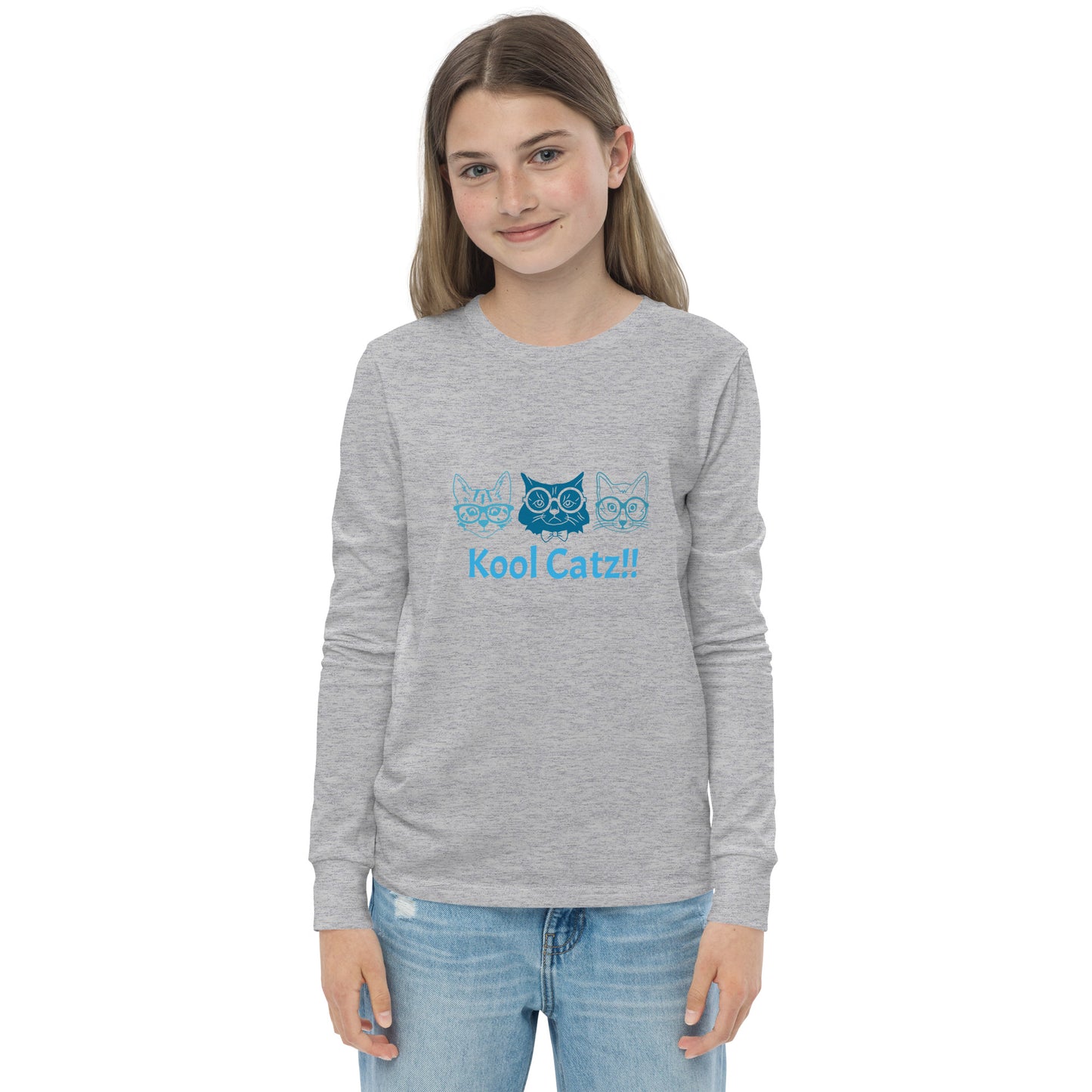 "Kool Catz" Youth long sleeve tee