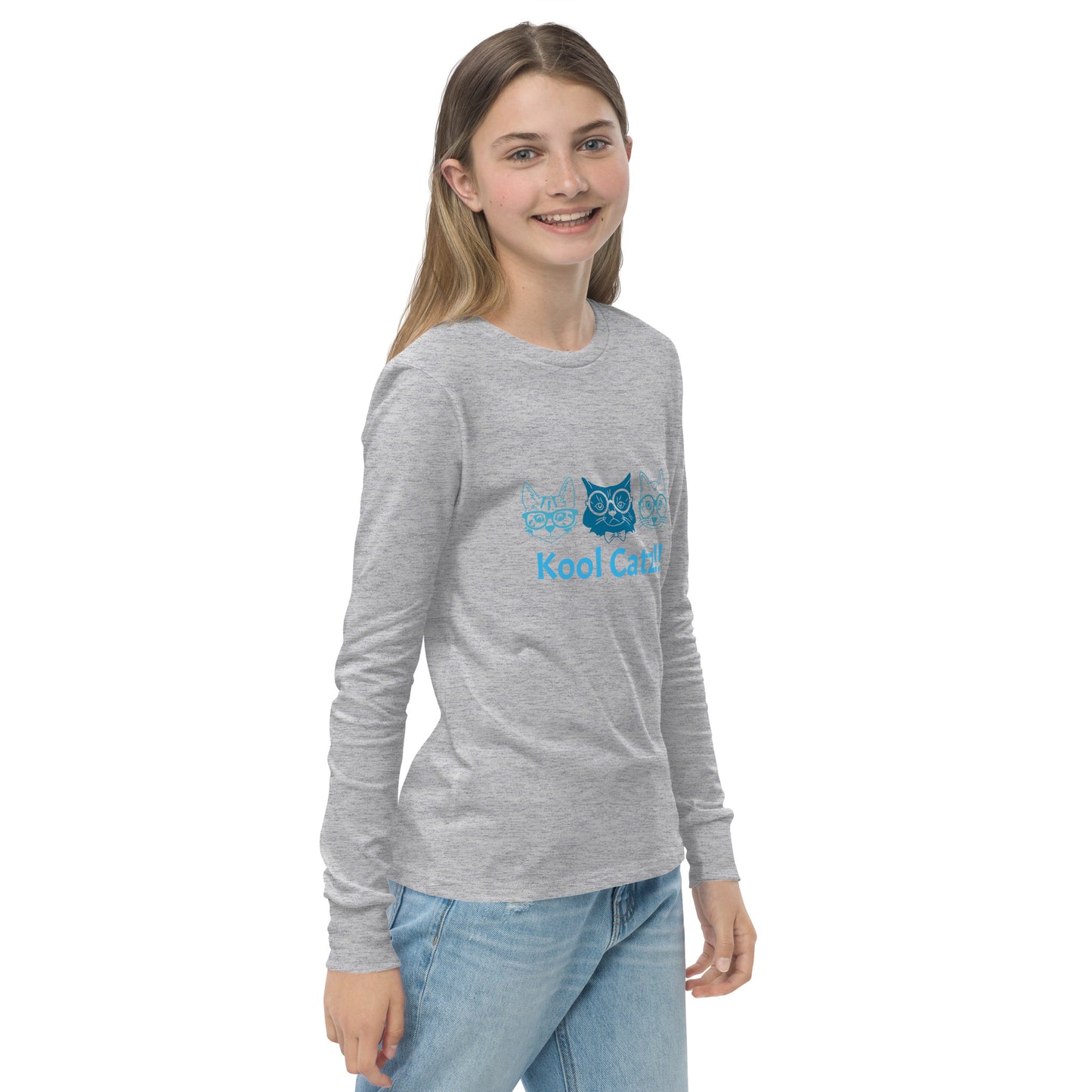 "Kool Catz" Youth long sleeve tee