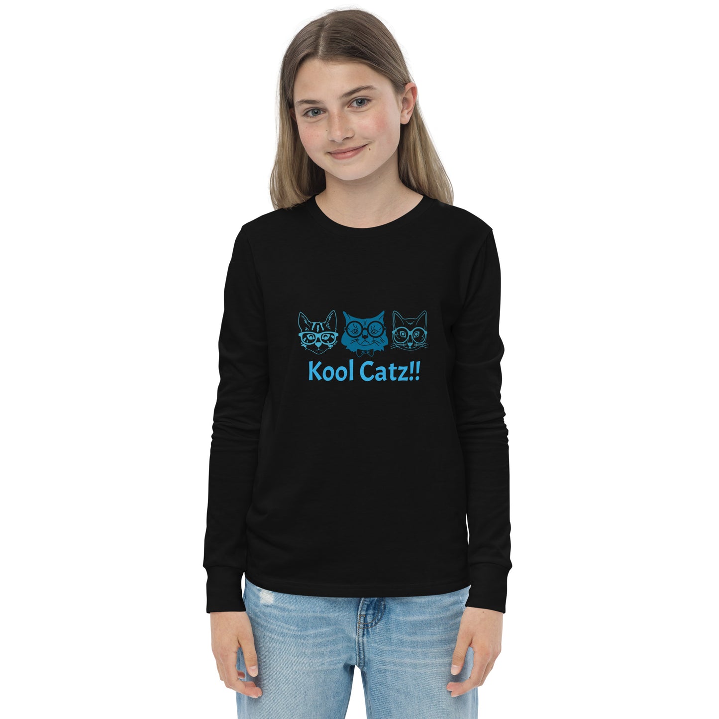 "Kool Catz" Youth long sleeve tee