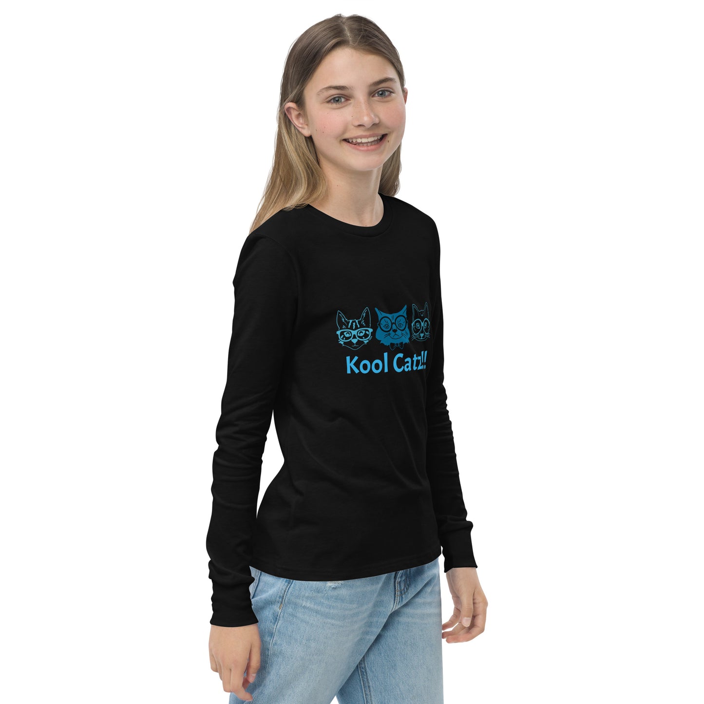 "Kool Catz" Youth long sleeve tee