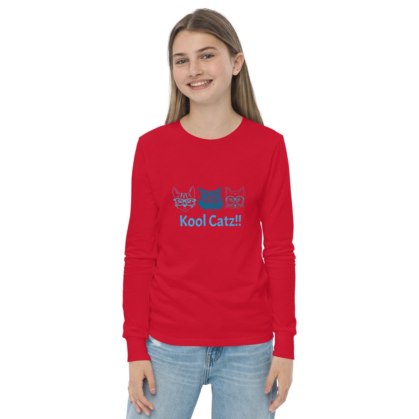 "Kool Catz" Youth long sleeve tee