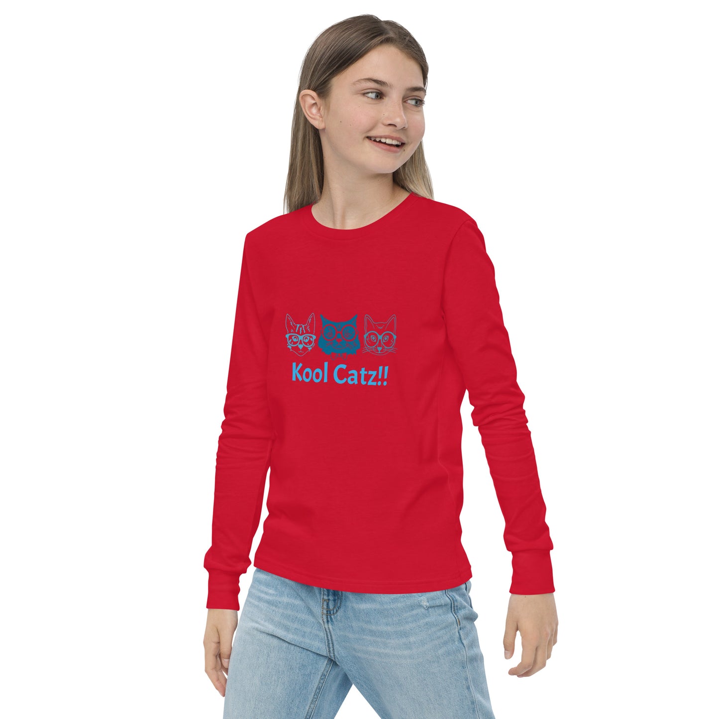 "Kool Catz" Youth long sleeve tee