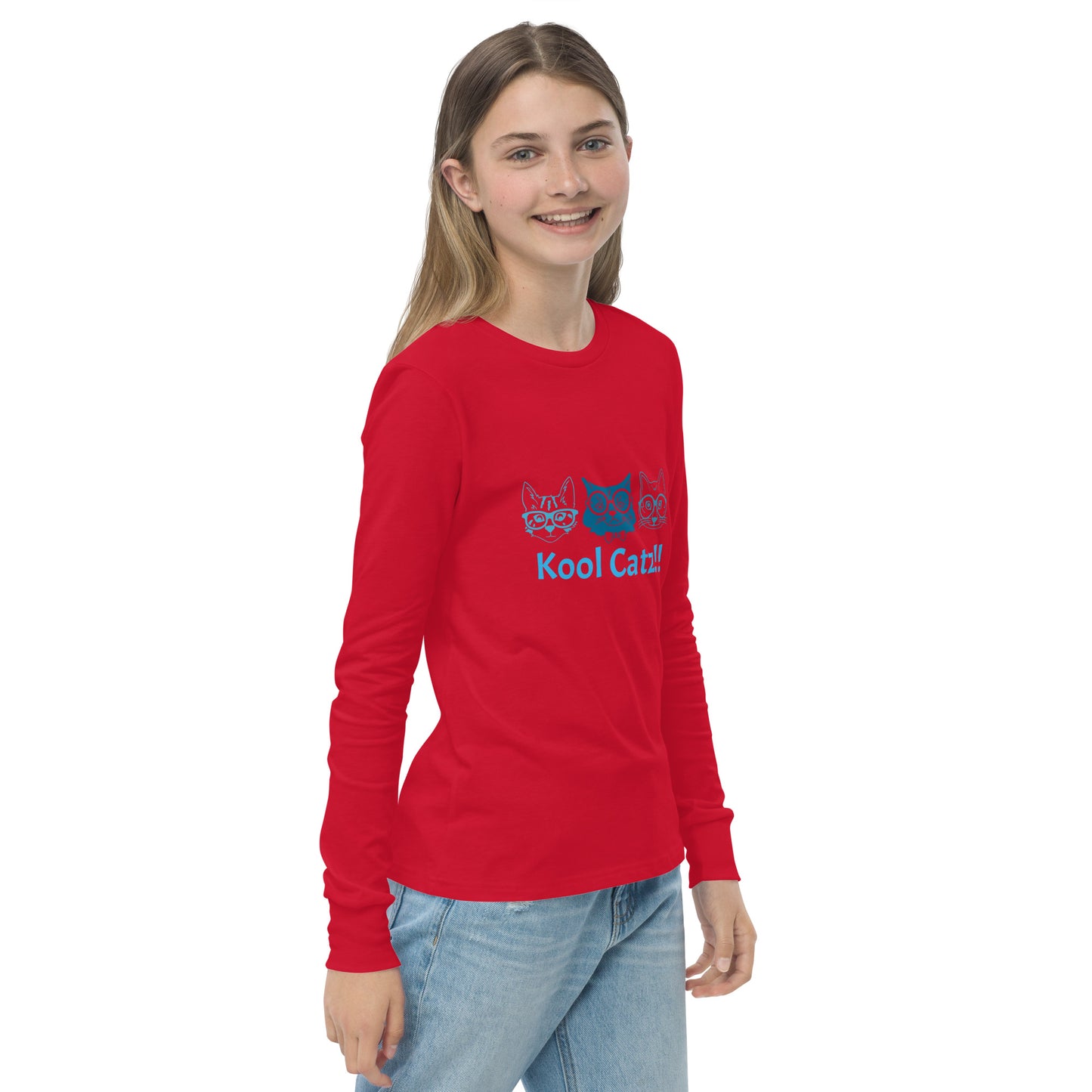 "Kool Catz" Youth long sleeve tee