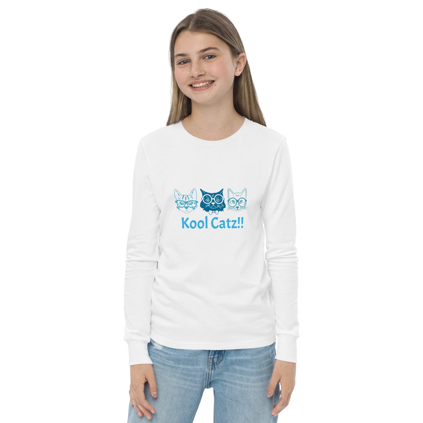 "Kool Catz" Youth long sleeve tee