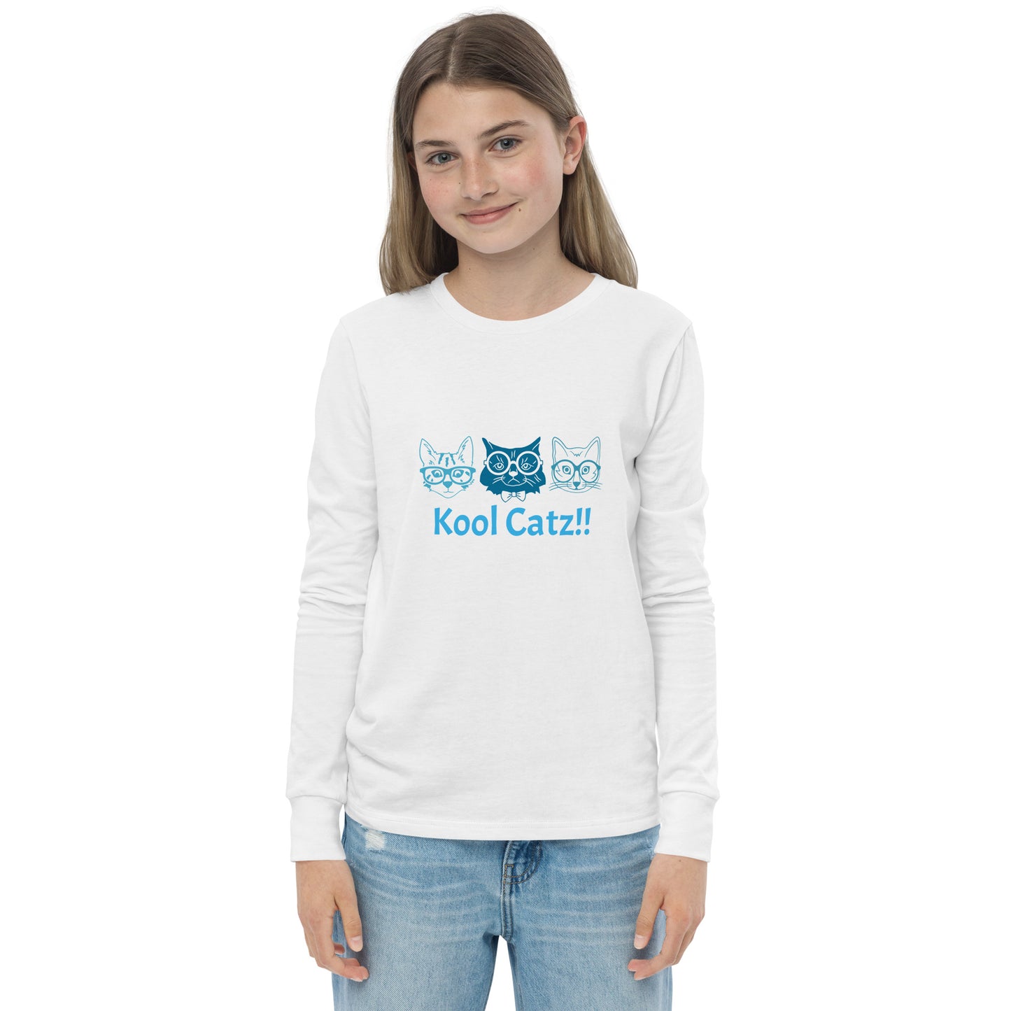 "Kool Catz" Youth long sleeve tee